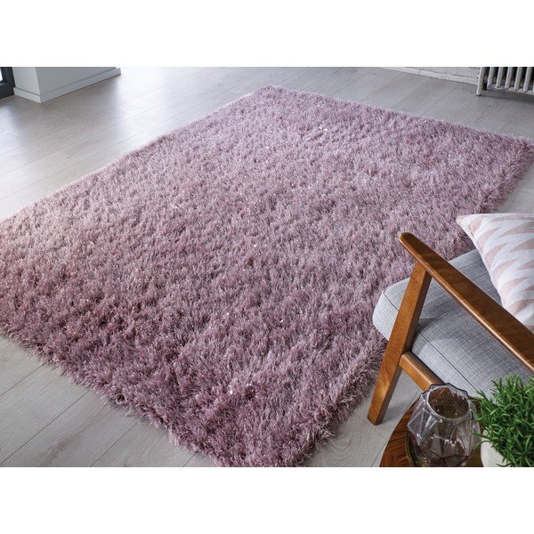 Fialový koberec Flair Rugs Dazzle Mauve, 120 × 170 cm-image-1