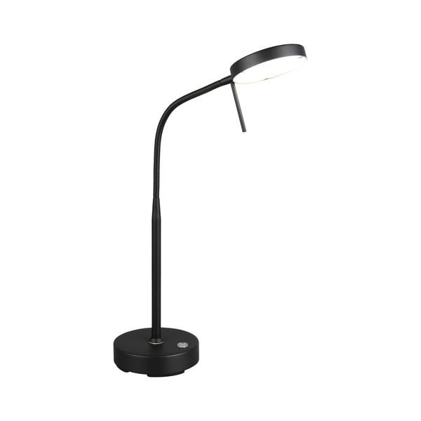 Čierna LED stolová lampa (výška 45 cm) Moreno – Reality
