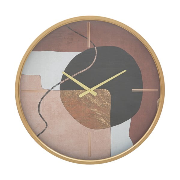 Červené nástenné hodiny Mauro Ferretti Art, ø 60 cm