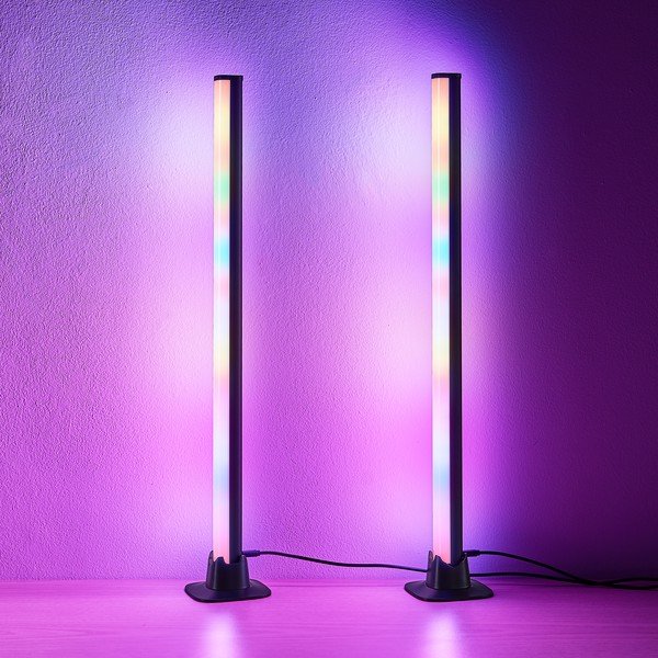 Čierna kovová LED stolová lampa (výška  55 cm) Boy – Reality-image-4