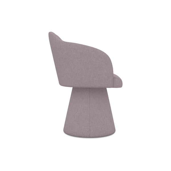 Čalúnené jedálenské kreslo v levanduľovej farbe Kanoa – Makamii-image-2