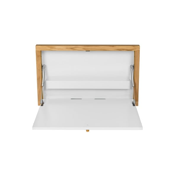 Biely nástenný vyklápací stôl Woodman Brenta-image-2