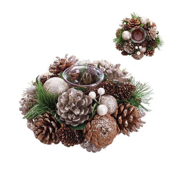 Plastovo-sklenený svietnik - Casa Selección-image-1