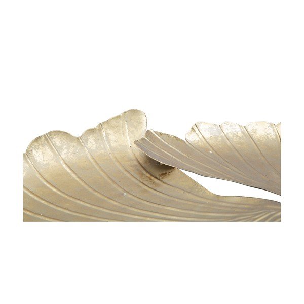Dekorácia v zlatej farbe Mauro Ferretti Double Leaf, 40 × 32 cm-image-2