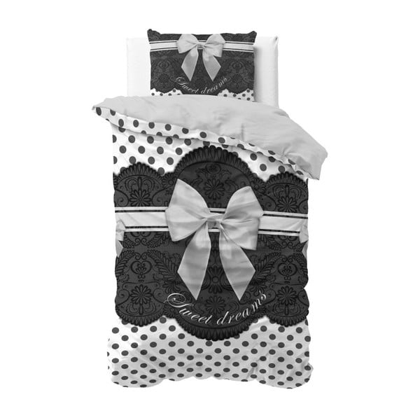Bavlnené obliečky na jednolôžko Sleeptime Bow, 140 × 220 cm