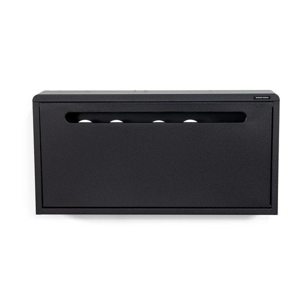 Čierna kovová výklopná/závesná skrinka na topánky 75x38x13 cm Mario – Spinder Design-image-4