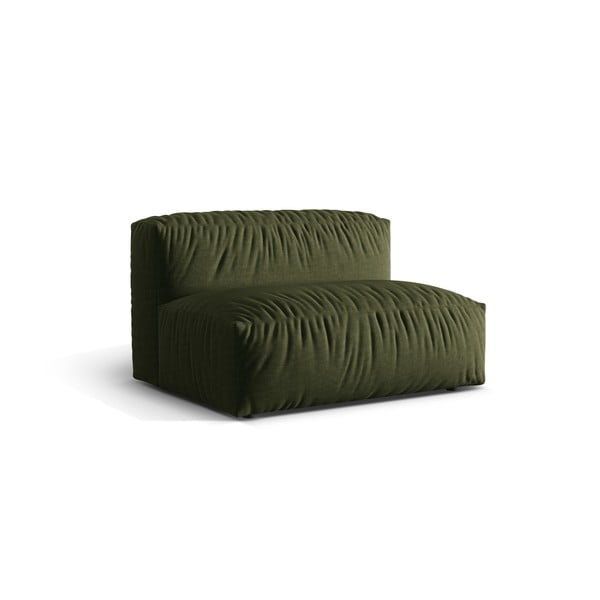 Zelený modul pohovky (stredový diel) Martina – Micadoni Home-image-1