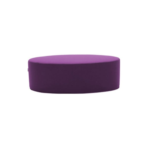 Tmavý fialový puf Softline Bon-Bon Vision Purple, dĺžka 60 cm