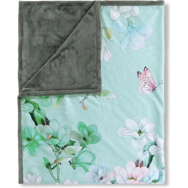 Zelená obojstranná deka Descanso Shi, 130 x 160 cm-image-3