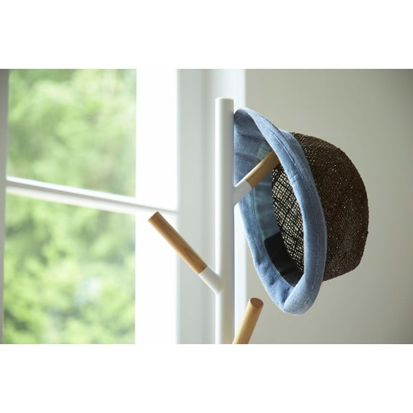 Biely vešiak YAMAZAKI Plain Pole Hanger-image-3