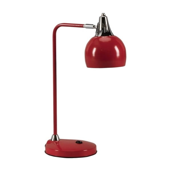 Červená stolová lampa Design Twist Papun