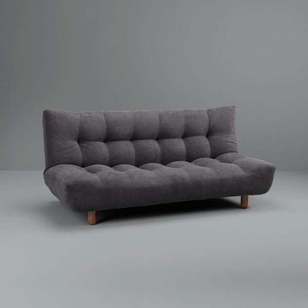 Tmavosivá rozkladacia pohovka Design Twist Tampico-image-2