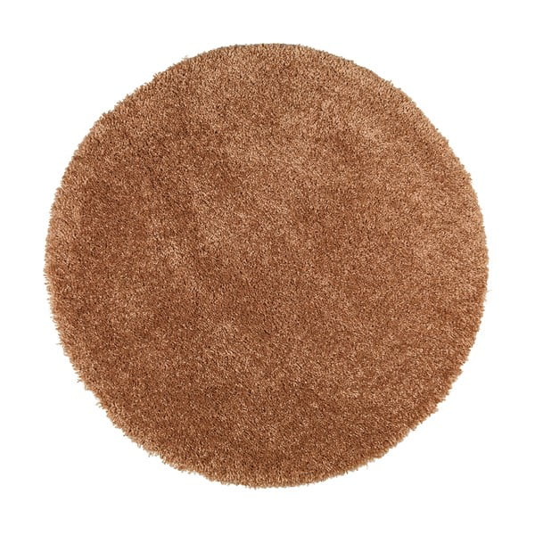 Hnedý koberec Universal Aqua Liso, ø 80 cm