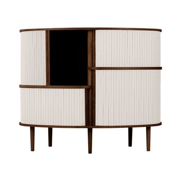 Hnedo-béžová skrinka v dekore duba s posuvnými dverami 120x100x50 cm Audacious – UMAGE-image-2