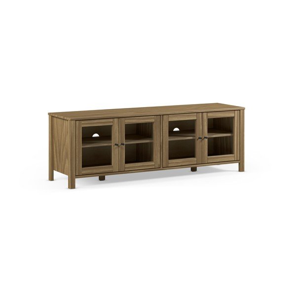TV stolík z borovicového dreva v prírodnej farbe 150x50x40 cm Alessandra – Marckeric
