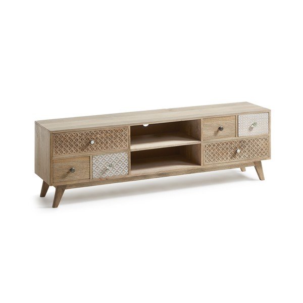 TV stolík z mangového dreva Kave Home Hood-image-2