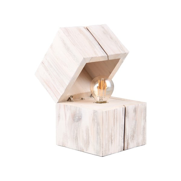 Biela stolová lampa (výška 16 cm) Treasure – Trio
