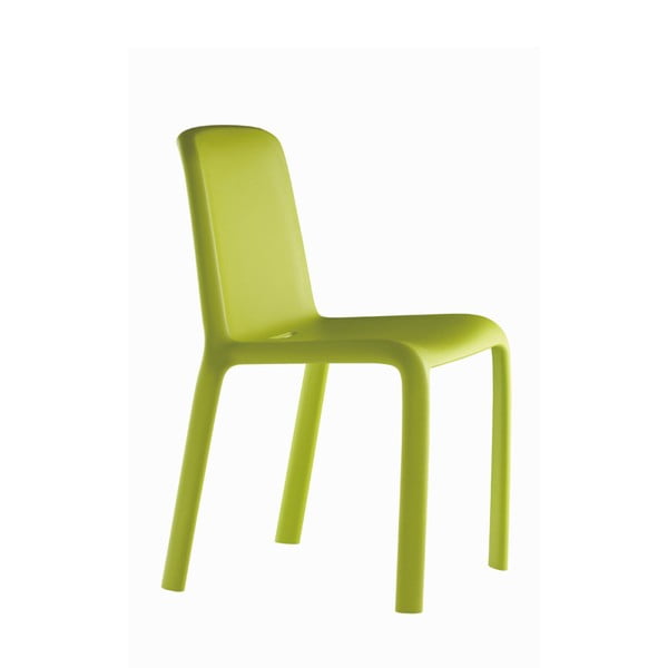 Zelená stolička Pedrali Snow