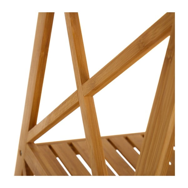 Bambusový kúpeľňový regál v prírodnej farbe 36,5x153 cm - Casa Selección-image-2
