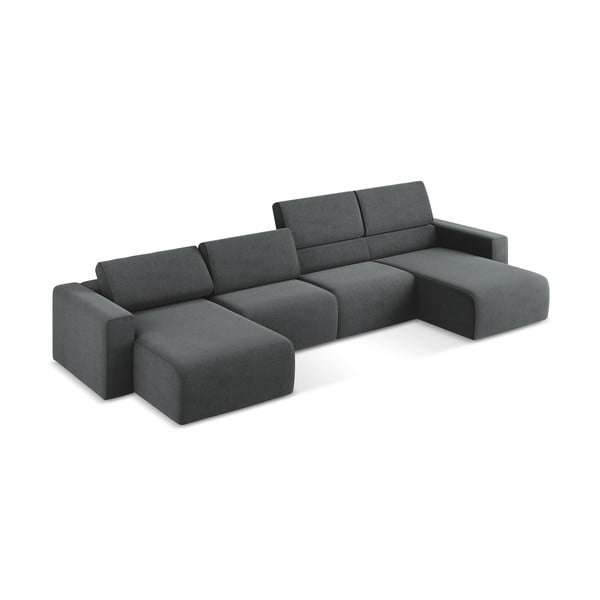 Sivá rohová pohovka Kalea – Makamii-image-1