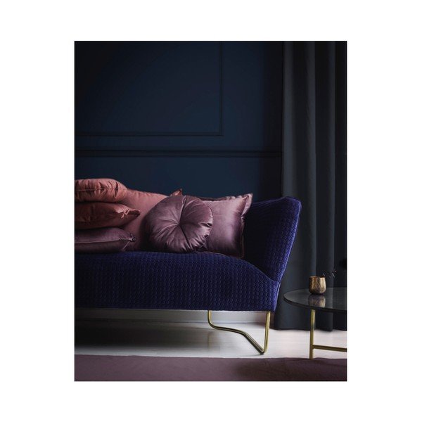 Hnedo-červený vankúš z mikrovlákna Surdic Redondo, ø 45 cm-image-1