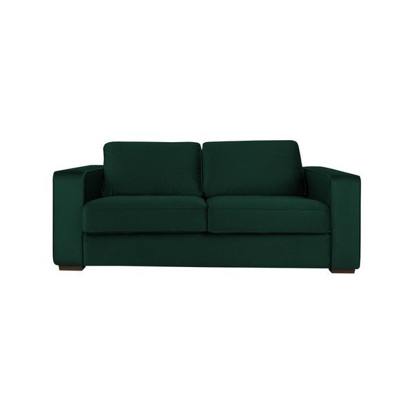 Fľaškovozelená trojmiestna pohovka Cosmopolitan Design Denver-image-1
