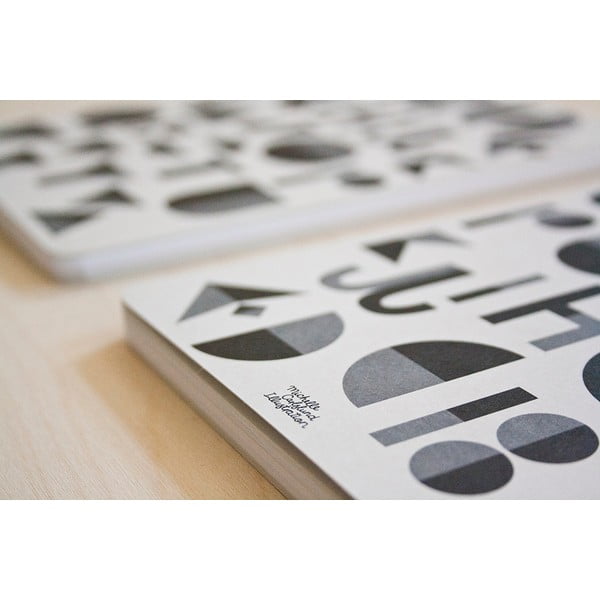 Sivý zápisník Michelle Carlslund Alphabet-image-2