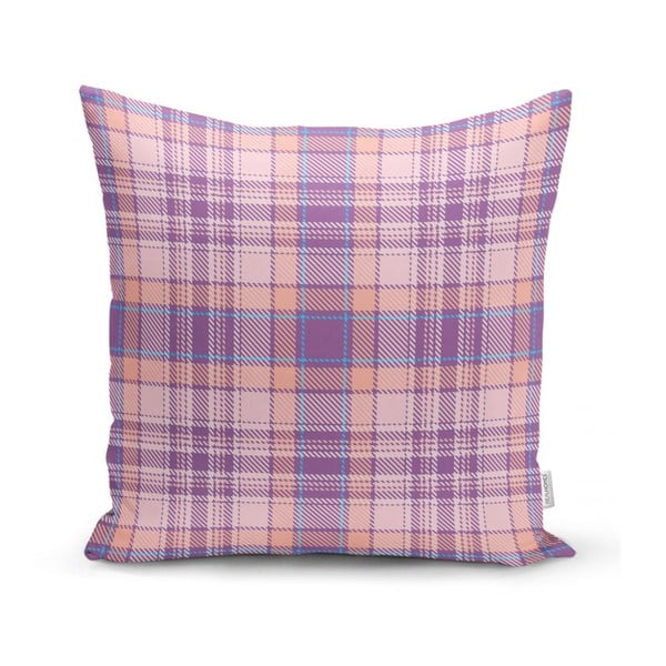 Ružovo-fialová dekoratívna obliečka na vankúš Minimalist Cushion Covers Flannel, 35 x 55 cm