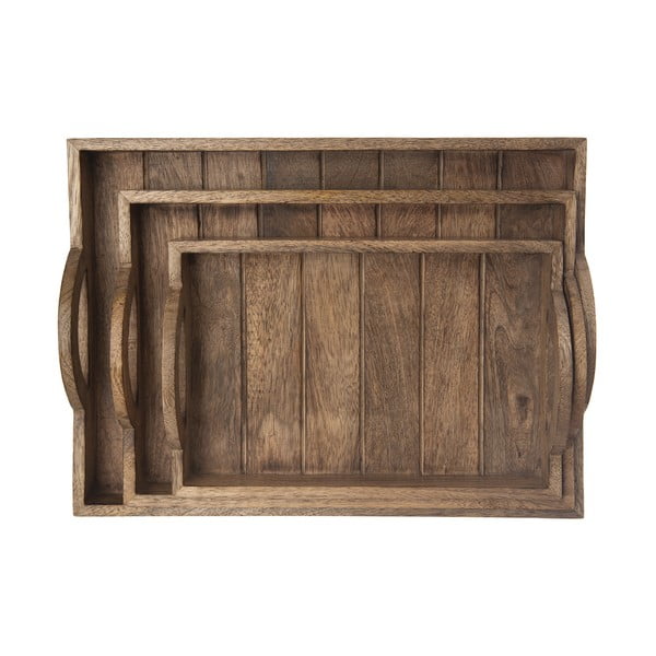 Servírovací drevený podnos 20.5x30.5 cm Mango – Orion-image-4