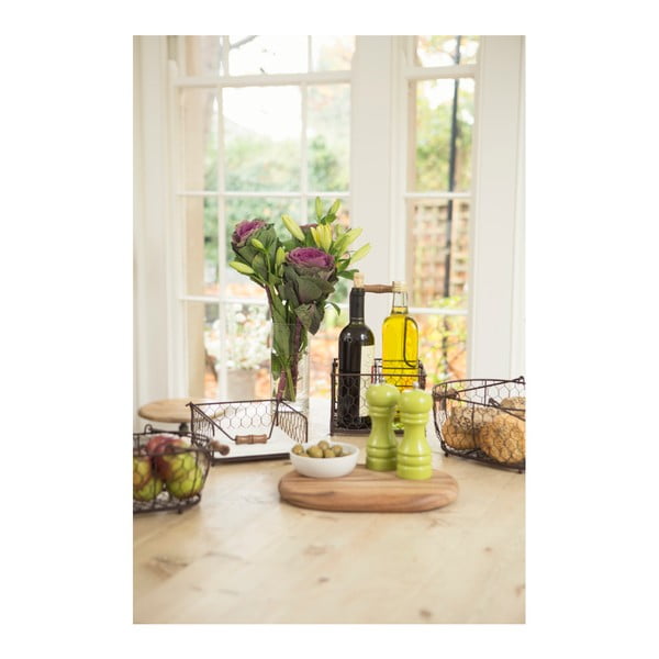 Kovová prepravka na 4 fľaše T&G Woodware Provence-image-1