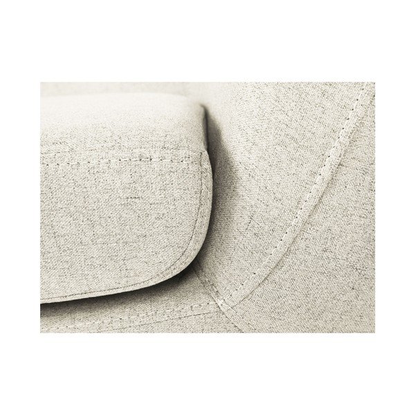 Krémovobiela pohovka Mazzini Sofas Piemont, 158 cm-image-4