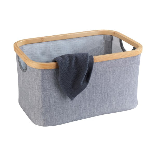 Skladací úložný kôš Wenko Baharui Bamboo-image-2