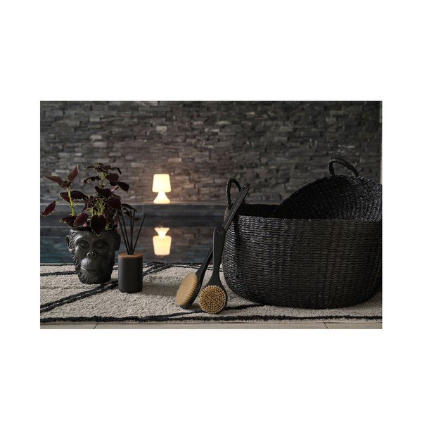 Čierny cementový kvetináč Villa Collection Calbe, výška 22 cm-image-3