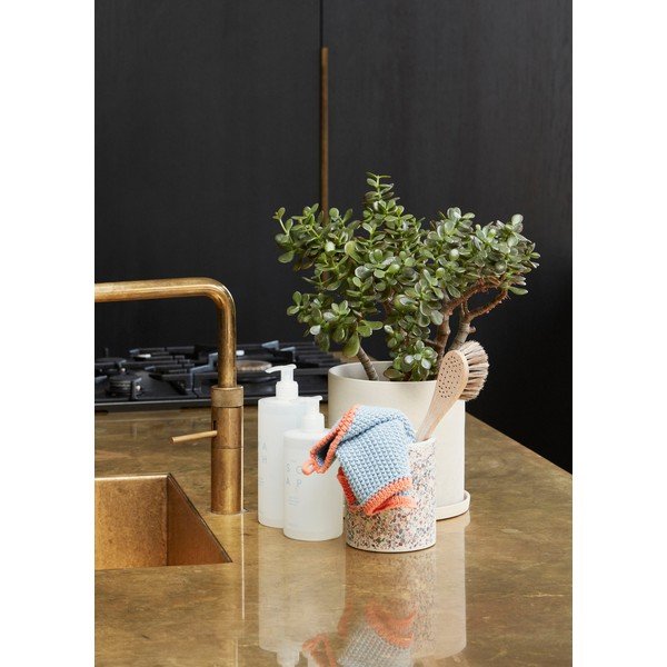 Modrá bavlnená utierka Hübsch Thea, 30 x 30 cm-image-1