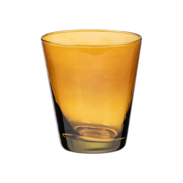 Žltý pohár na vodu Bitz Basics Amber, 300 ml