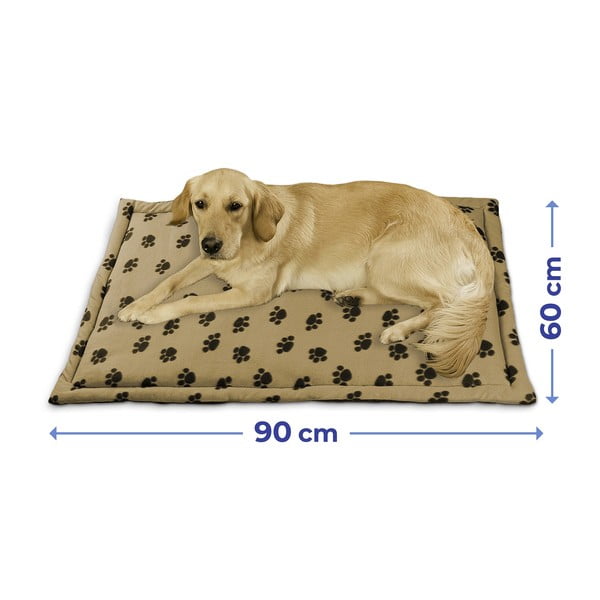 Svetlohnedý bavlnený pelech pre psov 60x90 cm - Maximex-image-2