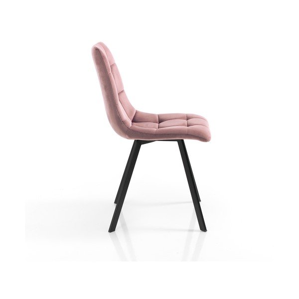 Ružové zamatové jedálenské stoličky v súprave 2 ks Toffee – Tomasucci-image-2