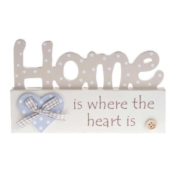 Drevená dekorácia Home Heart