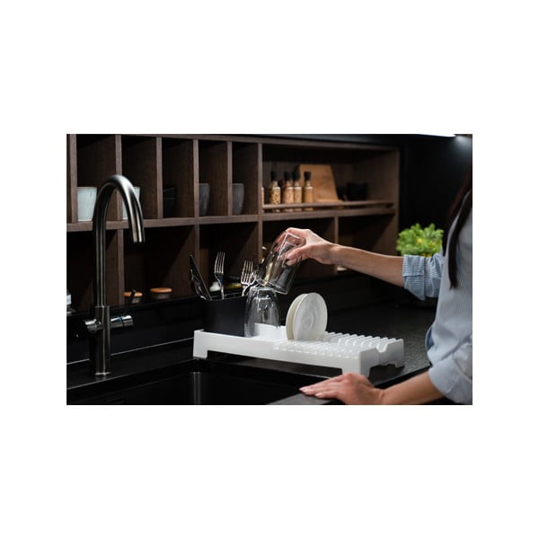 Biely odkapávač na riad Vialli Design Livio Duo-image-1