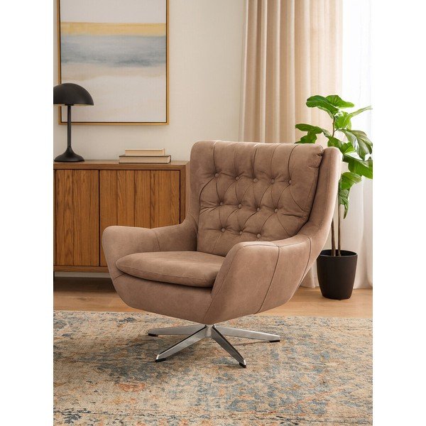 Hnedé kreslo Harold – Premier Housewares-image-1