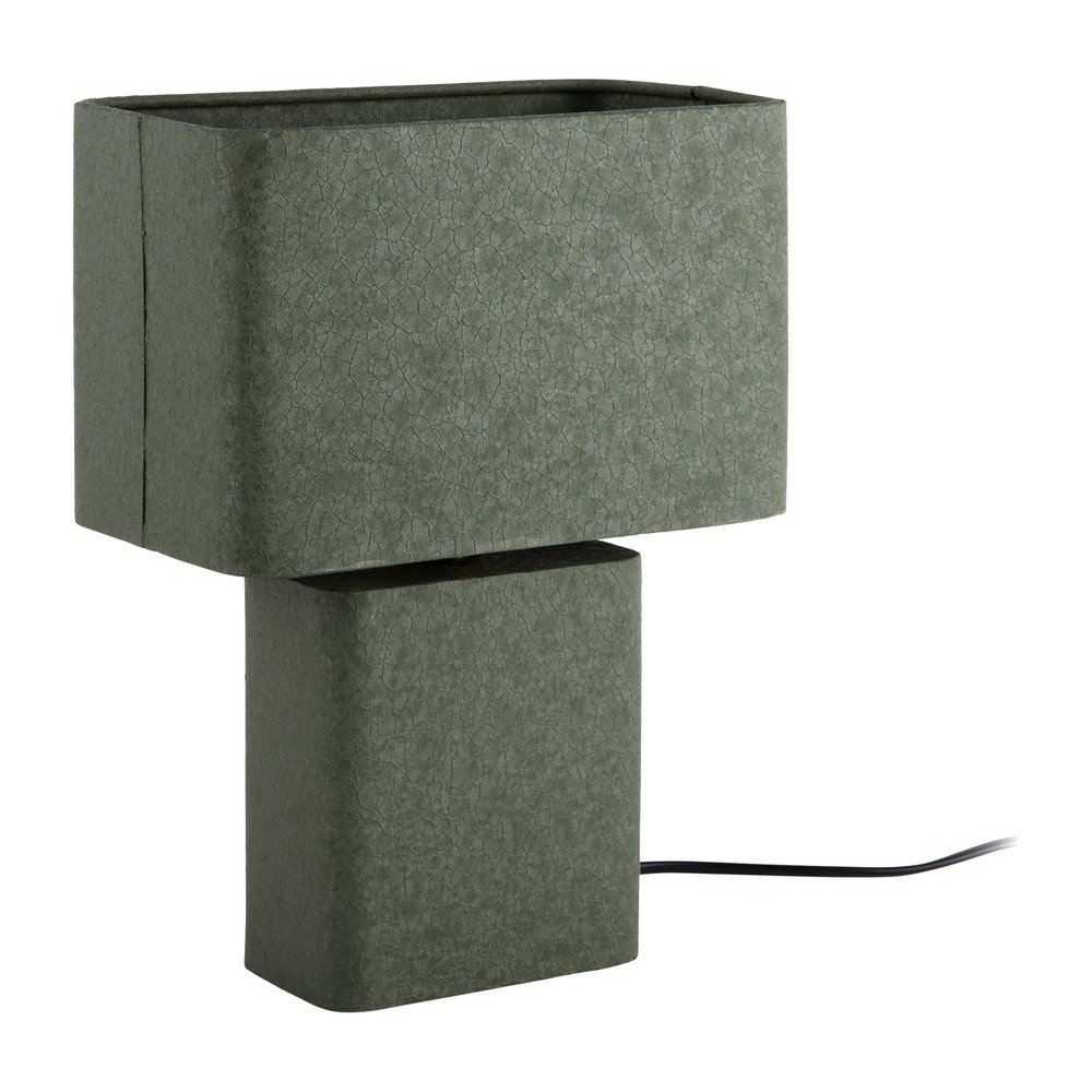 E-shop Zelená kovová stolová lampa (výška 33 cm) Boaz Recto – Leitmotiv
