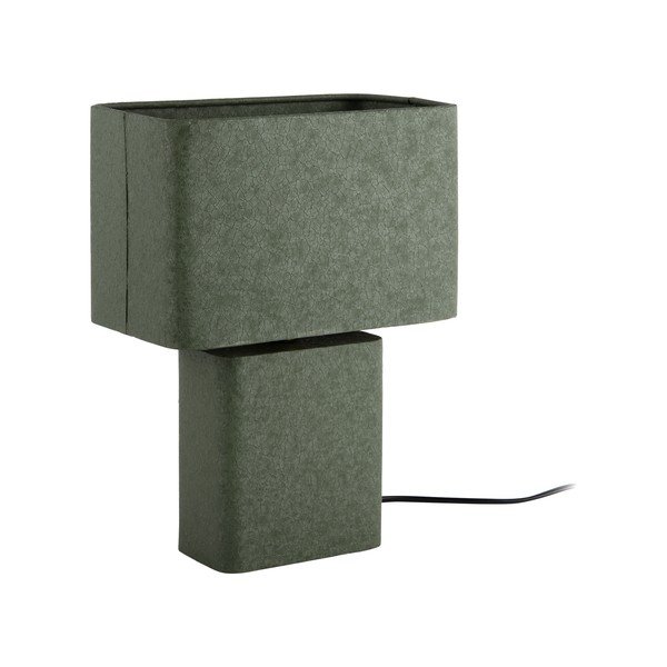 Zelená kovová stolová lampa (výška  33 cm) Boaz Recto – Leitmotiv