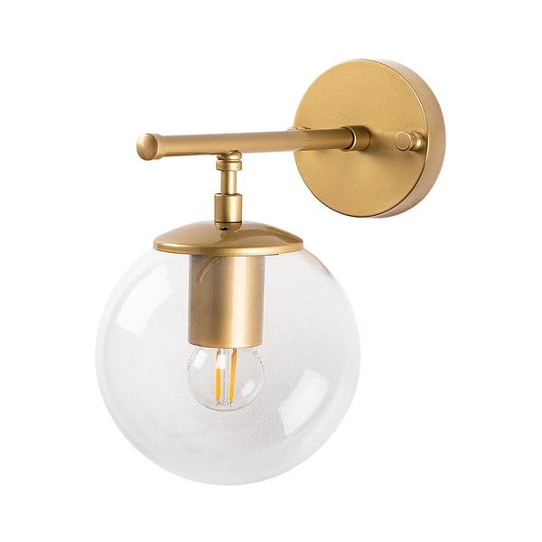 Nástenné svietidlo v mosadznej farbe Roe – Opviq lights