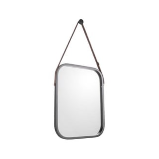 Nástenné zrkadlo v čiernom ráme PT LIVING Idylic, dĺžka 40,5 cm