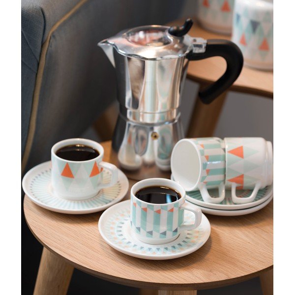 Sada 4 hrnčekov na espresso Geometti-image-1