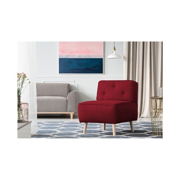 Červené kreslo Kooko Home Lounge-image-3
