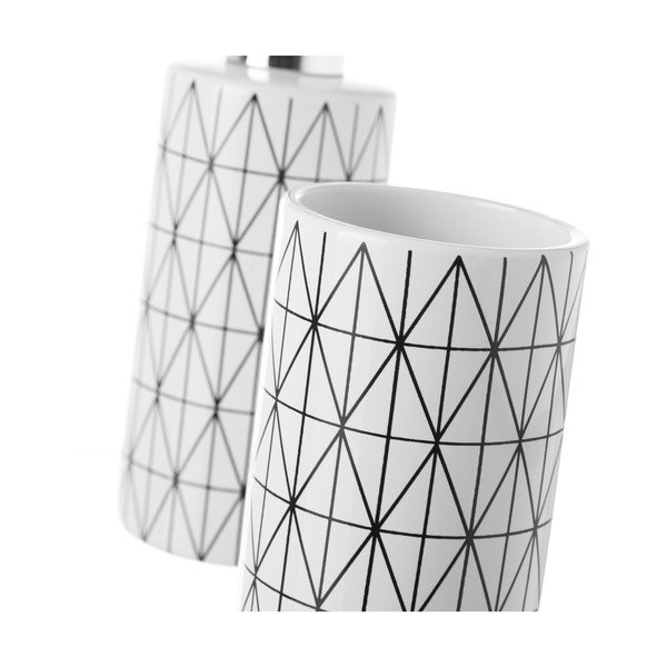 Set keramického pohárika a dávkovača na mydlo Unimasa Geometry-image-2