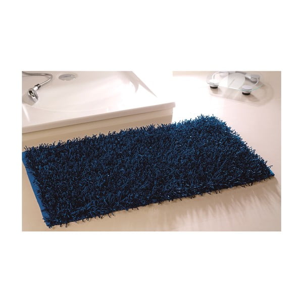 Kúpeľňová predložka Metallic Look Navy Blue, 50x70 cm
