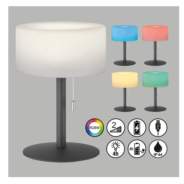 LED stmievateľné vonkajšie svietidlo ø 18 cm Cadiz – Fischer &amp; Honsel-image-1