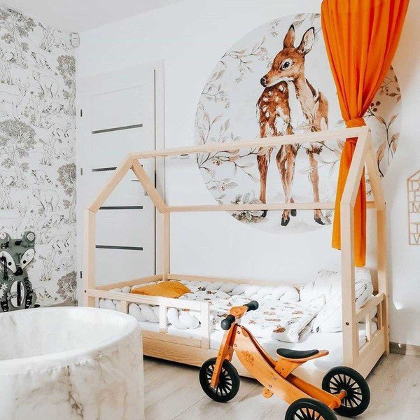 Nástenná detská samolepka Dekornik Deer in a Circle, ø 150 cm-image-2